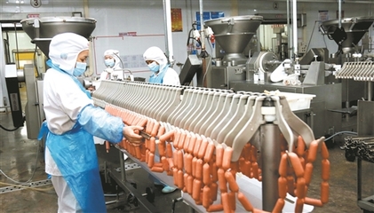广西日报:龙头舞动“链条” 产业加速集聚 --探访广西-东盟经开区特色食品产业园